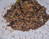 Foto del paso 7 de la receta: Arroz con setas y ajos tiernos