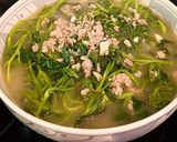 Hình bước làm 4 của món Rau muống nấu thịt và chao