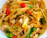 รูปขั้นตอนการทำที่ 6 ของ หมูผัดขิง