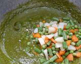 A picture of step 5 of Veg donne biryani.