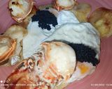 Foto del paso 8 de la receta: Langosta al ajillo con huevos fritos y patatas panadera