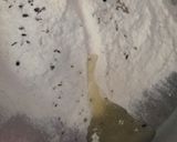 A picture of step 2 of Namkin Mathri.