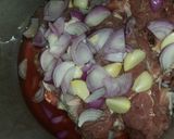 A picture of step 1 of Ghost beef masla....