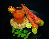 A picture of step 3 of Carrot Juice.