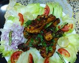 A picture of step 4 of Pery pery grilled chicken with sauce.
