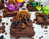 Foto del paso 5 de la receta: BROWNIE MONSTRUOSOS DE HALLOWEEN🎃❤️