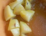 A picture of step 4 of Katla fish with baby pumpkin/ kochi kumdo diye katla machher jhol.