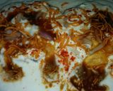 A picture of step 4 of Bread dahi bhalla.