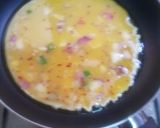 A picture of step 3 of Mango Salsa Omelet.
