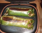 Foto langkah ke 10 dari resep Nasi Bakar Cumi Asin Kemangi a la Yoiko's.