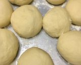 A picture of step 2 of Naan bread.