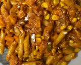 A picture of step 7 of Red sauce pasta in Pressure cooker.