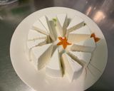 Une image de l'étape 3 de Salade de betteraves rouges au riz jaune, fonds d’artichauts et ricotta.