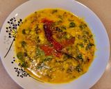 A picture of step 4 of Methi Dal.