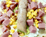 Foto del paso 6 de la receta: Wrap de pavo y queso cottage con aguacate y ventresca