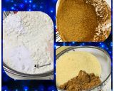 A picture of step 1 of Dark chocolate ocean cake.