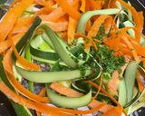 Une image de l'étape 2 de Tagliatelles aux légumes.
