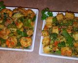 A picture of step 15 of Mike's Spicy Garlic Shrimp & Scallop Asian Stir Fry Over.Rice.