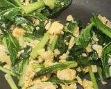 Foto langkah ke 5 dari resep Caisim (sawi hijau) cah telur.