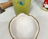 Hình bước làm 1 của món Bơ Già Dừa Non