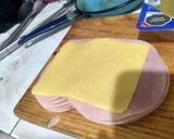 Foto del paso 1 de la receta: Snack : cubitos de jamón y queso empanizados con salsa Buffalo