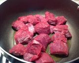 A picture of step 1 of Beef Tagine with Couscous (Morocco).