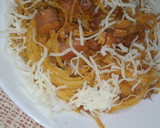 Foto del paso 9 de la receta: Tallarines con Salchichas, chorizo y jamón