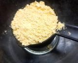 A picture of step 1 of Boondi Ladoo.