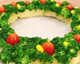 Hình bước làm 4 của món Khoai tây nghiền phiên bản Noel