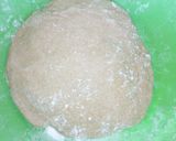 A picture of step 3 of Brown chapati#my mum's recipe#author marathon.