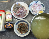 義式海鮮墨魚汁燉飯的食譜步驟1照片