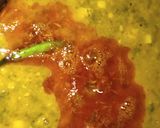 A picture of step 8 of Dal palak.