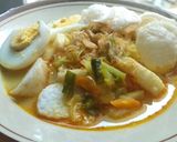 Foto langkah ke 4 dari resep Lontong Sayur.