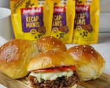 Foto langkah ke 6 dari resep Pulled Mushroom Burger.