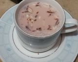A picture of step 3 of Kashmiri chai.