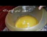 A picture of step 1 of Basbousa.