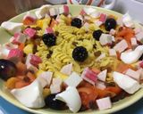 Foto del paso 2 de la receta: Ensalada de pasta con mango, tomate y pavo