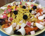 Foto del paso 2 de la receta: Ensalada de pasta con mango, tomate y pavo