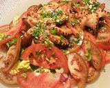 Foto del paso 12 de la receta Ensalada imperial de tomates con pulpos al ajillo