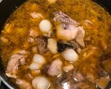 A picture of step 2 of Chicken with Lychee.