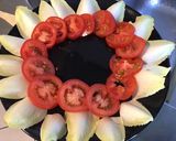 Une image de l'étape 5 de Salade de jeunes endives aux tomates, feta grecque et persil (sauce au miel et cidre).