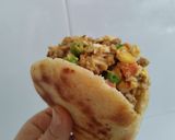 Foto del paso 7 de la receta: Arepa🫓🥙 rellena🥩 de carne🥘 molida🥗 y huevo🍳🧆