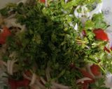 A picture of step 4 of Lobia chaat.