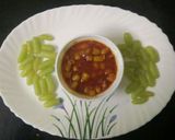 A picture of step 3 of Green Grapes Pickle.