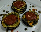 Foto del paso 8 de la receta: Berenjenas asadas bañadas en zatar y tomate con queso mozzarella