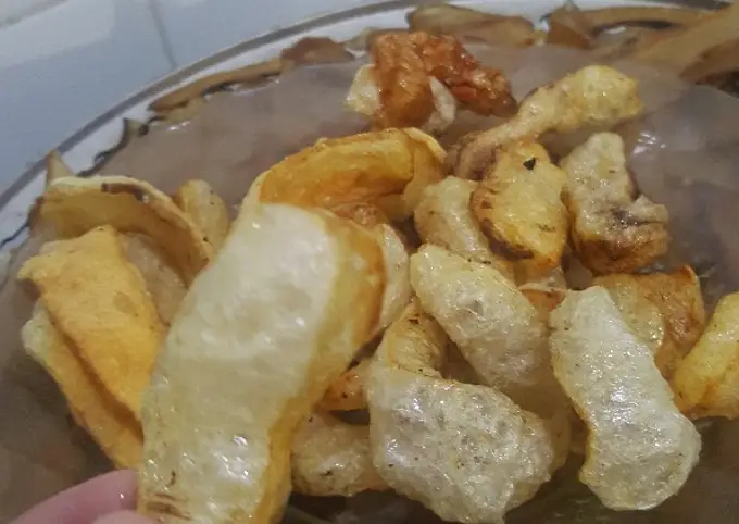 Langkah-langkah untuk membuat Cara membuat Kerupuk Kulit Kerbau / Kerupuk Rambak ala Rumahan
