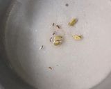 A picture of step 2 of Motichoor laddoo.