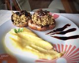 Foto del paso 5 de la receta: Portobellos rellenos con cordero a la mostaza