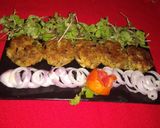 A picture of step 7 of Green moong dal kabab.