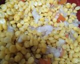 A picture of step 2 of Spicy Chana Daal CHaat.